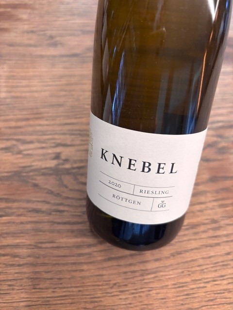 WEINGUT KNEBEL ROTTGEN GG 2020 VOL12.5